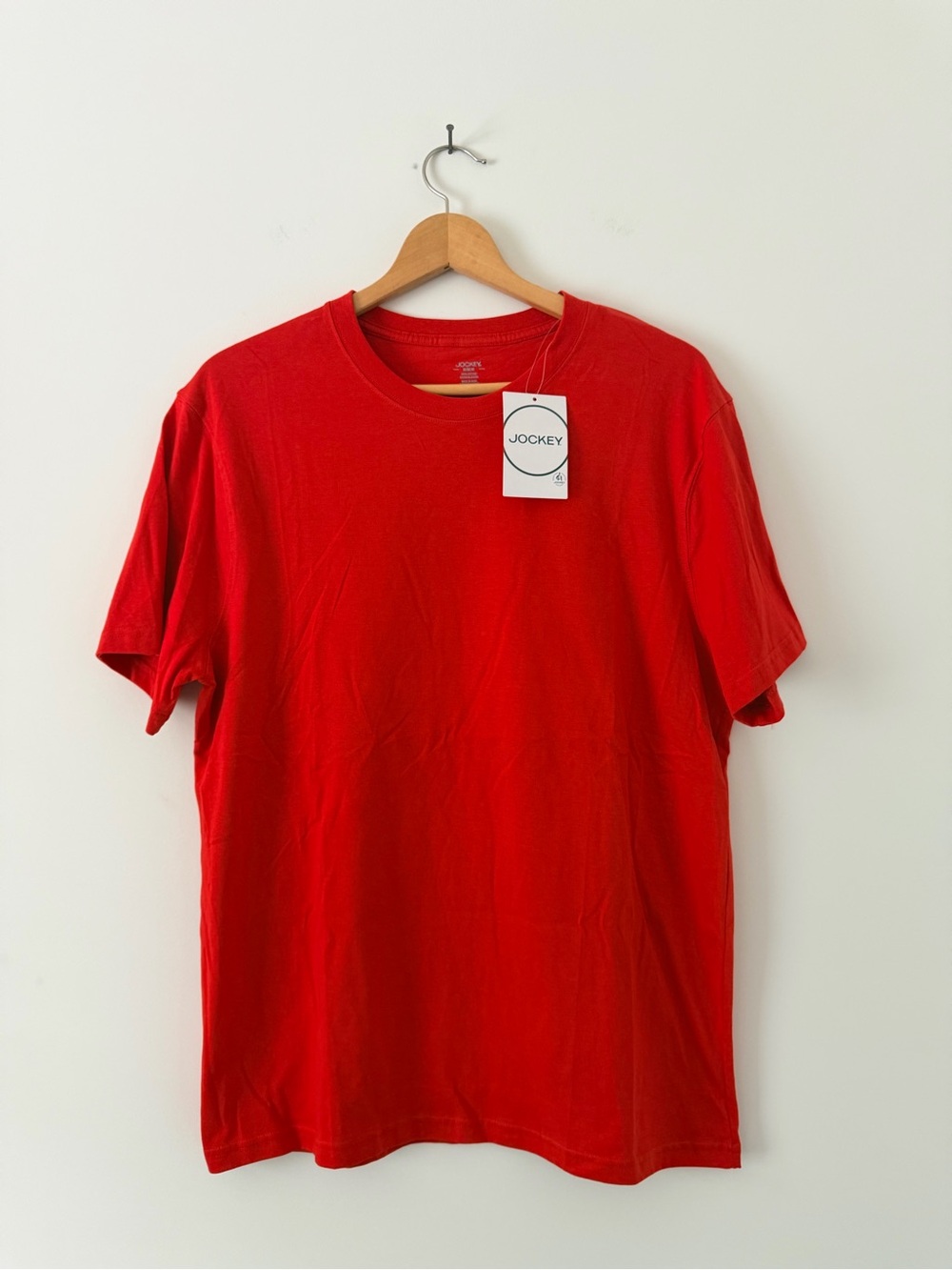Jockey Orange Crew Neck Men's T-Shirt